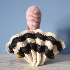 Trenton the Turkey amigurumi by Little Green Bear