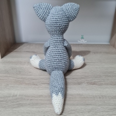 Wilbur the Wolf amigurumi by Little Green Bear