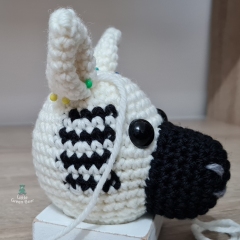 Zach the Zebra amigurumi pattern by Little Green Bear