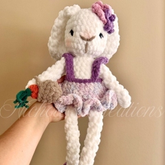 Arabella Bunny amigurumi pattern by Nichole’s Creations