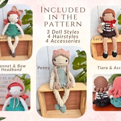 Princess Penny & Friends amigurumi pattern by Nichole’s Creations