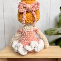 Sabrina Ballerina amigurumi pattern by Nichole’s Creations