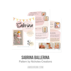 Sabrina Ballerina amigurumi pattern by Nichole’s Creations