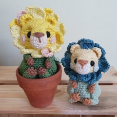 Dandelion amigurumi pattern by Landy Crafts