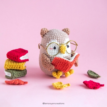 Owen the Owl amigurumi pattern by Lemon Yarn Creations