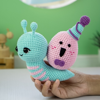 Birthday Snail amigurumi pattern by Lennutas