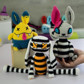 Creepy Rabbits amigurumi pattern by Lennutas