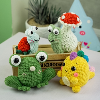Snail and Friends amigurumi pattern by Lennutas