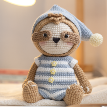 The little Sloth amigurumi pattern by GatoFio