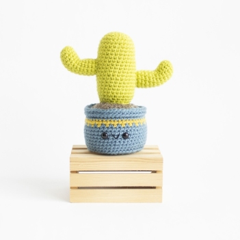 Saguaro Cactus amigurumi pattern by A Menagerie of Stitches