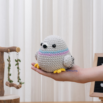 Pigeon Bird amigurumi pattern by The Loop Story