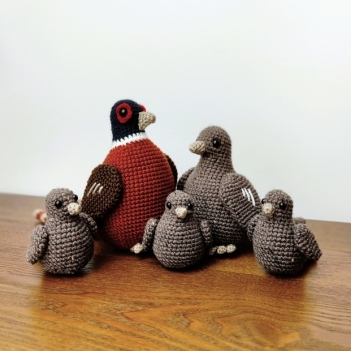 The Pheasantons  amigurumi pattern by Miss Cuddlington