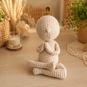 Poseable Crochet Yogi Doll Body  amigurumi pattern by Crochery