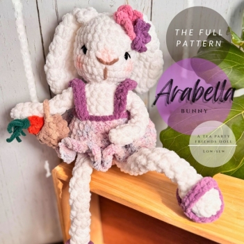 Arabella Bunny amigurumi pattern by Nichole’s Creations