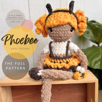 Phoebee and Friend amigurumi pattern by Nichole’s Creations