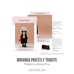 Miranda Priestly Tribute amigurumi pattern by Amour Fou