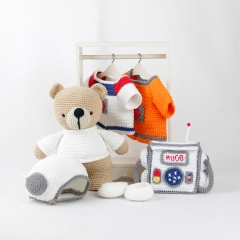 Astronaut Set amigurumi pattern by Madelenon