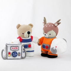 Astronaut Set amigurumi by Madelenon