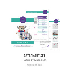 Astronaut Set amigurumi pattern by Madelenon