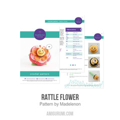 Rattle Flower amigurumi pattern by Madelenon