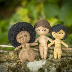 Lil Ladies amigurumi pattern by Ahooka