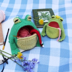 Hugo The Hungry Frog  amigurumi pattern by Irene Strange