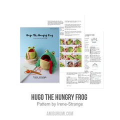 Hugo The Hungry Frog  amigurumi pattern by Irene Strange