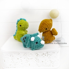 11-in-1 Dinosaur amigurumi by TANATIcrochet