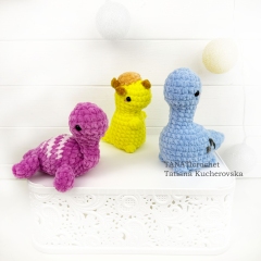 11-in-1 Dinosaur amigurumi pattern by TANATIcrochet