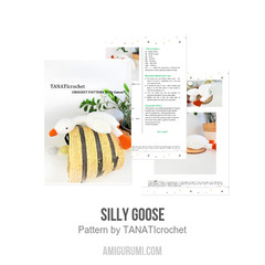 Silly Goose amigurumi pattern by TANATIcrochet