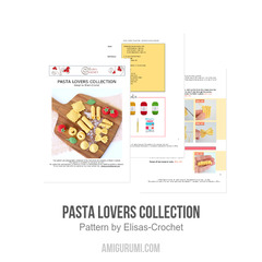 Pasta Lovers Collection amigurumi pattern by Elisas Crochet