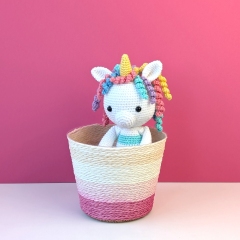 Unicorn Ella amigurumi pattern by Mrs Milly