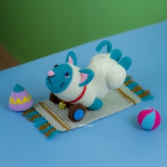 Cats doing Yoga amigurumi pattern by Lennutas
