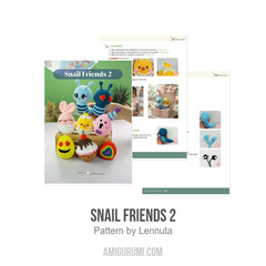 Snail Friends 2 amigurumi pattern by Lennutas