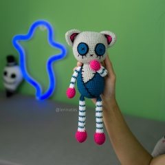 Spooky-style Cat amigurumi pattern by Lennutas