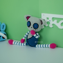 Spooky-style Cat amigurumi by Lennutas