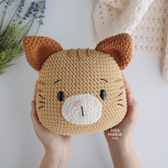 Cat Kitty Pillows amigurumi pattern by Ana Maria Craft