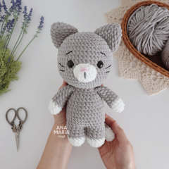 Freddie, the Cat amigurumi pattern by Ana Maria Craft