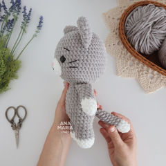 Freddie, the Cat amigurumi by Ana Maria Craft