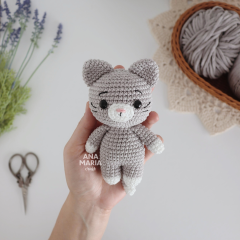 Freddie, the Cat amigurumi pattern by Ana Maria Craft