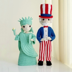 Patriotic Dolls amigurumi pattern by Fluffy Tummy