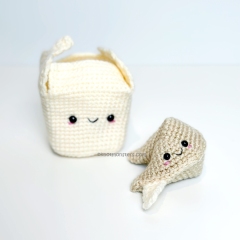Chinese Takeout Food Edition amigurumi pattern by Knotmonster