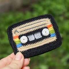 Cassette amigurumi pattern by Mariia Zhyrakova