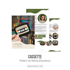 Cassette amigurumi pattern by Mariia Zhyrakova