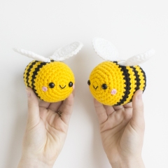 Spring Critters: Bee & LadyBug amigurumi pattern by A Menagerie of Stitches