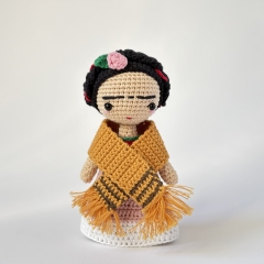 Frida Kahlo amigurumi pattern by Amigurumi Boy