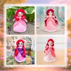 Ariel mini doll amigurumi pattern by Co Tam Crafts