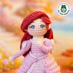 Ariel mini doll amigurumi by Co Tam Crafts