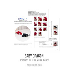 Baby Dragon  amigurumi pattern by The Loop Story
