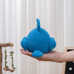 Blue Crowned Pigeon Bird amigurumi pattern by The Loop Story